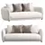 Elegant Addie Sofa 3Ds Model 3D model small image 1