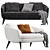 Elegant Raphael Sofa 4 Colors 3D model small image 2