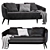 Elegant Raphael Sofa 4 Colors 3D model small image 6