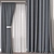 Stylish 3D Curtain Model 3D model small image 1