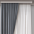 Stylish 3D Curtain Model 3D model small image 2