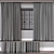 Multi-Format Curtain Model, 3D Asset 3D model small image 4