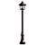 Royston Outdoor Lamp Post 3D model small image 1