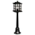 Amalfi Outdoor Lamp Post 3D model small image 1