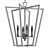 Franz Geometric Chandelier Silver 3D model small image 7