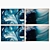 Wall Art Set with Frames 3D model small image 2