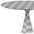 Kreoo Torre Maxi Stone Table 3D model small image 3