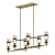 Mikell Soft Gold Chandelier 3D model small image 1