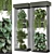  Metal Box Hanging Plants Set 3D model small image 1