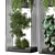  Metal Box Hanging Plants Set 3D model small image 5