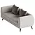 Luxy Sea Shell 3-Seater Sofa 3D model small image 3