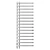 Modern Chrome Heated Towel Rail 3D model small image 2