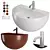 FALPER Bowl Washbasin Set 3D model small image 1