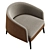 Jackie Konyshev Armchair 3D model small image 4