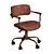 Marsi Textile Dark Grey Office Chair 3D model small image 5