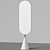 Sleek Albi Floor Mirror 3D model small image 2