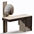 Modern Versatile Dressing Table Set 3D model small image 1