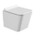 AQUAme AQM2004 Wall-Hung Toilet 3D model small image 1