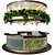 Modern Cafe Counter Stand 3D model small image 3