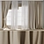 Exclusive Curtain Model Collection 3D model small image 1