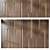 Natural Wood Wall Panel 086 3D model small image 1