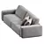 Sleek Modern CROSS Sofa Model 3D model small image 3