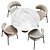 Vex Marble Table: Elegant Design 3D model small image 5