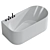 Modern Acrylic ABBER AB9496 Bathtub 3D model small image 3