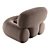 Contemporary Clavis Armchair Design 3D model small image 2