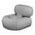 Contemporary Clavis Armchair Design 3D model small image 6