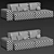 Modern Sofa ARTIPIECES CUPEN 3D model small image 7