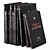 Black Book Set for Decor 3D model small image 2