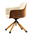 Modern Office Armchair CAP Romatti 3D model small image 3