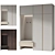 Modular Entryway Furniture Set 3D model small image 1