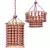 Byron 6-Light Chandelier, 60cm & 40cm 3D model small image 4