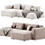 Plush Mags Soft Sofa 3D model small image 3