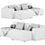 Plush Mags Soft Sofa 3D model small image 4