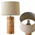 Elegant Wood Table Lamp 3D model small image 1