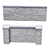 Modular Stone Fence Kit 3D model small image 6