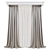 Modern Curtain 3D Model Data 3D model small image 1