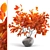 Elegant Branches in Vases 3D model small image 1