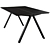 Elegant CARRADALE Dining Table 3D model small image 5