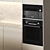 Beige Modern Kitchen Set 3D model small image 3