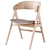 Contemporary WATERTON ARMCHAIR 55x61x80 cm 3D model small image 1