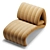  Modern Kinola Chair 3D Model 3D model small image 4