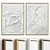 Wooden Frame Texture Art Print 3D model small image 1