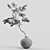 Rustic Vase Branches Display 3D model small image 2