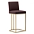 Modern Rayla Bar Stool 3D model small image 1