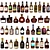 Premium Liquor Bottle Collection 3D Model 3D model small image 1