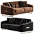 Modern Magnum Sofa Set 3D model small image 1